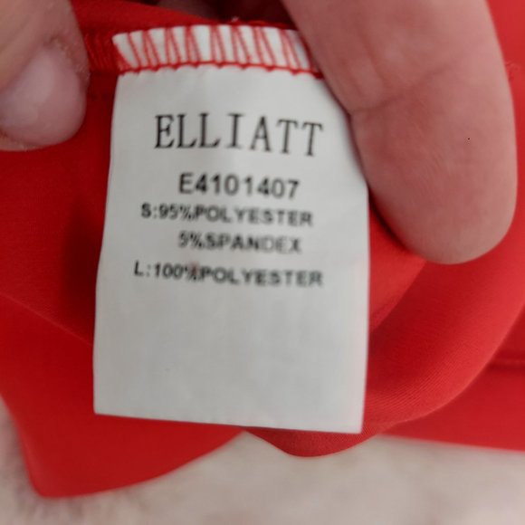 Elliat by Revolve The Shot Tulip Asymetrical Red Dress  Sz S - Picture 14 of 15